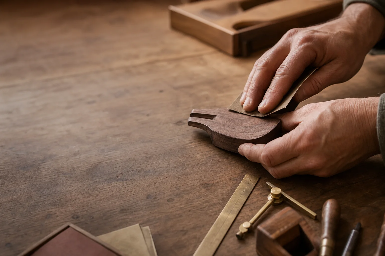 Sample furniture finishing detail